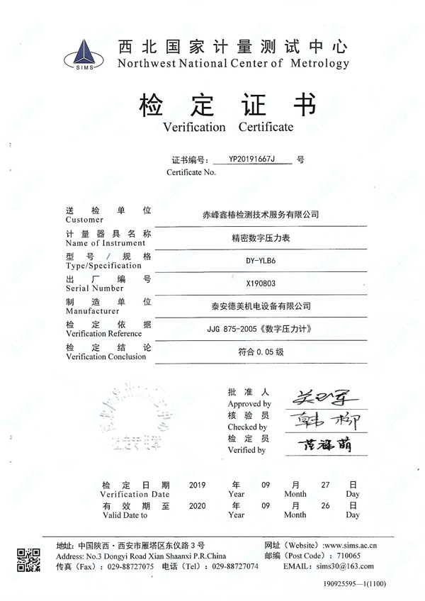 DY-YLB精密数字压力表