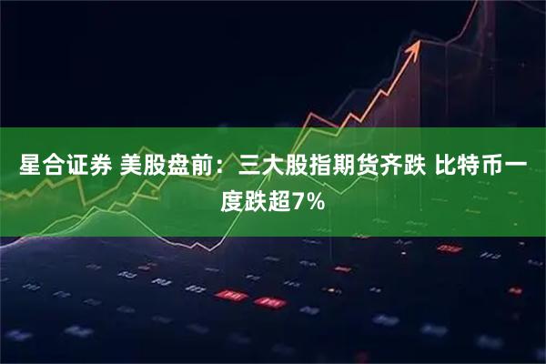 星合证券 美股盘前：三大股指期货齐跌 比特币一度跌超7%