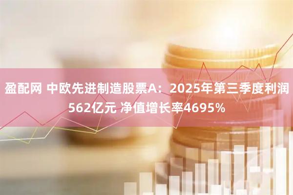 盈配网 中欧先进制造股票A:2025年第三季度利润562亿元 净值增长率4695%